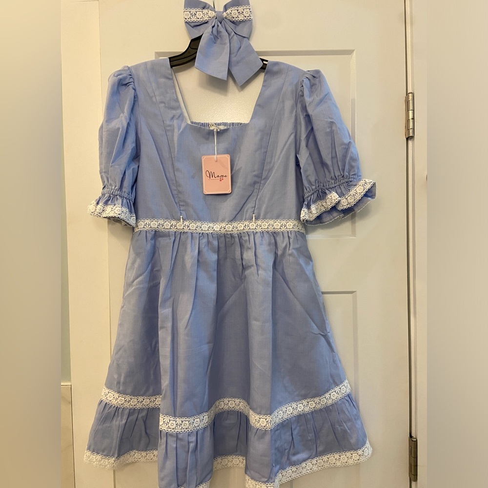 NWT Mome Nursing Dress with FREE Hairbow